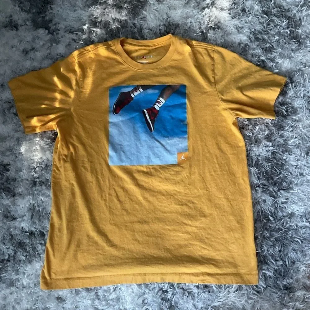 Air‎ Jordan Yellow Jordan Photo Graphic T-Shirt